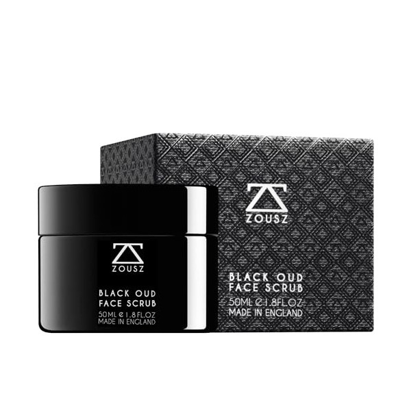 ZOUSZ Black Oud Creme hydratante visage pour homme – Soin apaisant à l’aloe vera et acide hyaluronique – Crème quotidienne re...