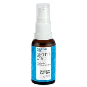 Sérum à l’acide salicylique 2 % pour peau grasse, pores dilatés et boutons – avec Zinc PCA, thé vert, acide hyaluronique et g...