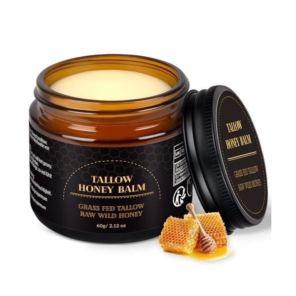 Crème au suif de bœuf, crème pour le visage et les mains, hydratation en profondeur et crème hydratante, suif de bœuf nourris