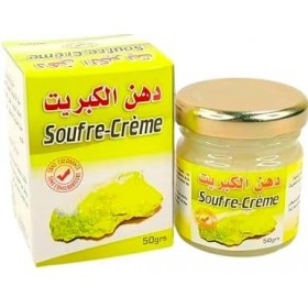 Crème au Soufre Naturelle pour la Peau, 50g sans colorant ni conservateur, perfect skin
