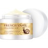 French Snail Repair Cream, Snail Extract Secretion Hyaluronic Acid Moisture Facial Cream, Snail Serum Mask for Natural Skin C...
