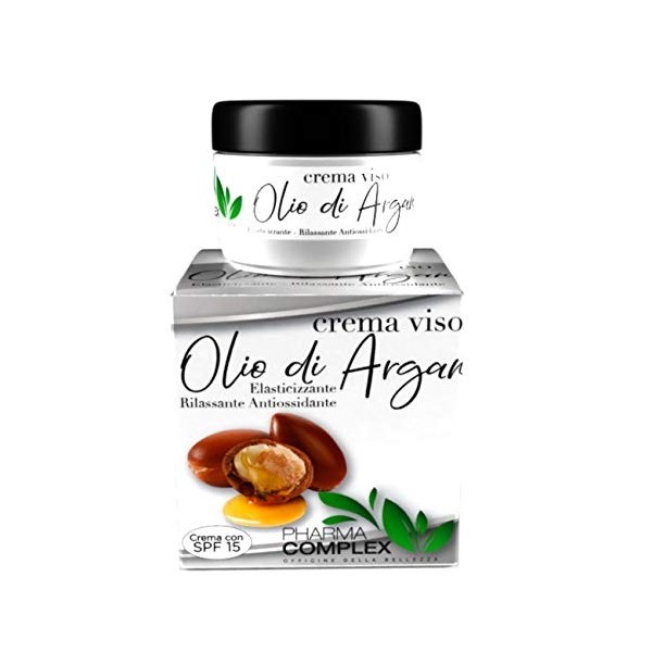 Crème visage pour femme, huile dargan, 50 ml, fabriquée en Italie, anti-rides, anti-âge, traitement régénérant, hydratant, j