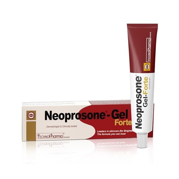 NEOPROSONE, Skin Brightening Gel Cream - 1 Fl oz / 30 ml - Dark Spot Gel, Skin Moisturizer, works on Oily, Combination, Sensi