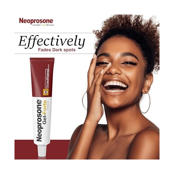 NEOPROSONE, Skin Brightening Gel Cream - 1 Fl oz / 30 ml - Dark Spot Gel, Skin Moisturizer, works on Oily, Combination, Sensi