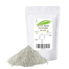 Poudre dacide kojique - 50 Gr - peut être incorporée dans des formulations de soins de la peau conçues pour éclaircir le tei ...