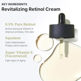 Retinol 0.5 Oil,Super Vitamin E + Squalane,Sérum Visage,Sérum Anti-Rides,Soin Visage Anti-Âge,Siero Retinolo Idratante,0.5% R