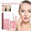 Niacinamide + Zinc Serum Visage Anti Imperfection, peau Sérum de niacinamide, Réduit Pores Dilatés Visage Niacinamide 70% Sér