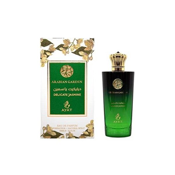 AYAT PERFUMES Parfum Inspiré Par Jardin D’Arabie – EDP Oriental Fabriqué à Dubaï Santeur Halal Unisexe Senteur de Patchouli B