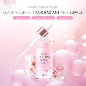 LAIKOU Sérum Visage Hydratant, 2 Pièces 30ml Sérum Hydratant Visage Essence, pour Tous Types de Peaux, Efficace Sur Taches Br...