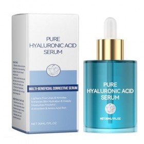 Hyaluronique 2% serum visage, sérum visage éclaircissant, soin pour la peau terne Réduit Pores Dilatés Visage