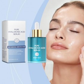 Hyaluronique 2% serum visage, sérum visage éclaircissant, soin pour la peau terne Réduit Pores Dilatés Visage