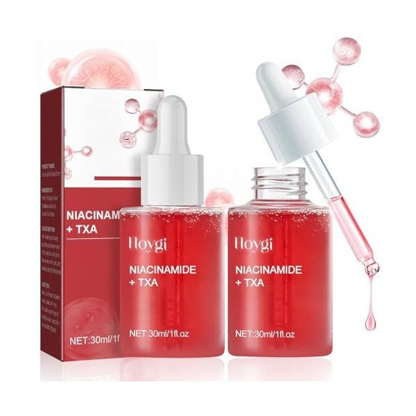 Dark Spot Correcting Glow Serum, Niacinamide Serum Visage, Niacinamide 10% + TXA 4%, serum anti tache visage-Estompe les Tach