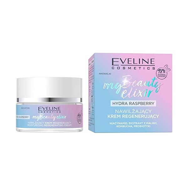 Eveline Cosmetics My Beauty Elixir crème apaisante illuminatrice, 50 ml Crème Jour et Nuit