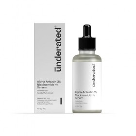 Underated Alpha Arbutin 2% + Niacinamide 1% Face Serum with Kakadu Plum Extract | Lightweight Daily Serum for Even-Looking Sk