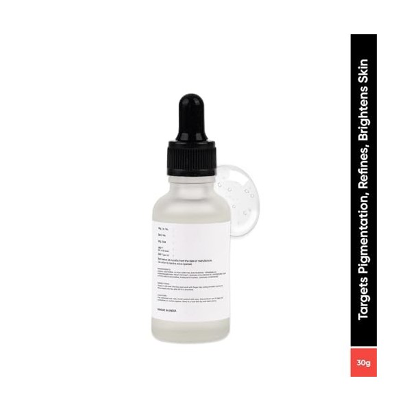 Underated Alpha Arbutin 2% + Niacinamide 1% Face Serum with Kakadu Plum Extract | Lightweight Daily Serum for Even-Looking Sk