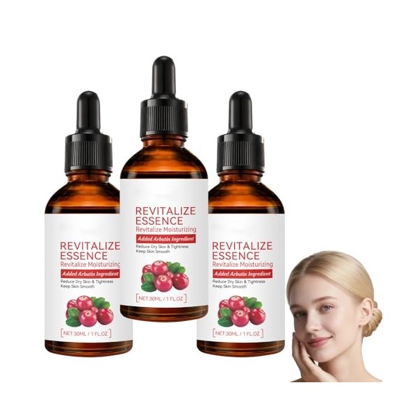 Lot de 2 flacons de sérum pour corriger les taches brunes du visage, huile de sérum blanchissante et hydratante pour le visag...