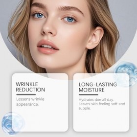 Sérum facial au peptide de cuivre, sérum facial anti-âge, essence anti-rides profonde, essence hydratante légère, améliore in...