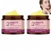 Lot de 2 crèmes lifting et raffermissantes instantanées pour le visage, anti-âge, crème anti-rides, acide hyaluronique, nourr...