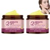 Lot de 2 crèmes lifting et raffermissantes instantanées pour le visage, anti-âge, crème anti-rides, acide hyaluronique, nourr...
