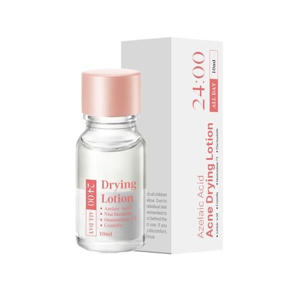 Lotion sèche pour boutons - 10 ml - Solution de séchage rapide des boutons Zit - Crème hydratante pour les imperfections du v...