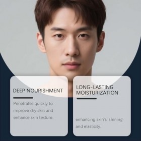 Crème hydratante pour le visage pour homme, anti-âge, réduction des rides, raffermissement et lissage de la peau, rafraîchiss...