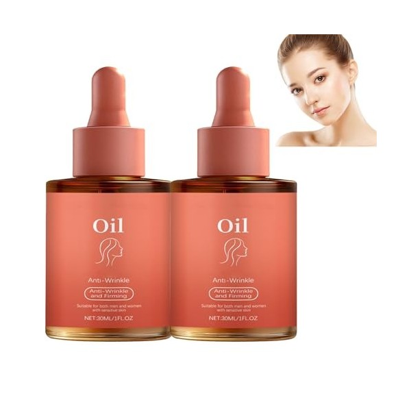 Sérum anti-âge pour le visage - Essence hydratante et raffermissante pour peaux sèches et sensibles - Réduit les pores - Comb...