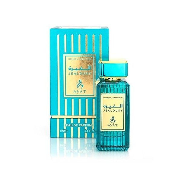 Eau de Parfum FEELINGS 100ml Ayat Perfumes - Made in Dubaï Avec Des Notes de Rose Vanille Oud Musc et Boisé - EDP Oriental Pa