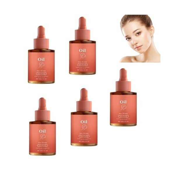 Sérum anti-âge pour le visage - Essence hydratante et raffermissante pour peaux sèches et sensibles - Réduit les pores - Comb...