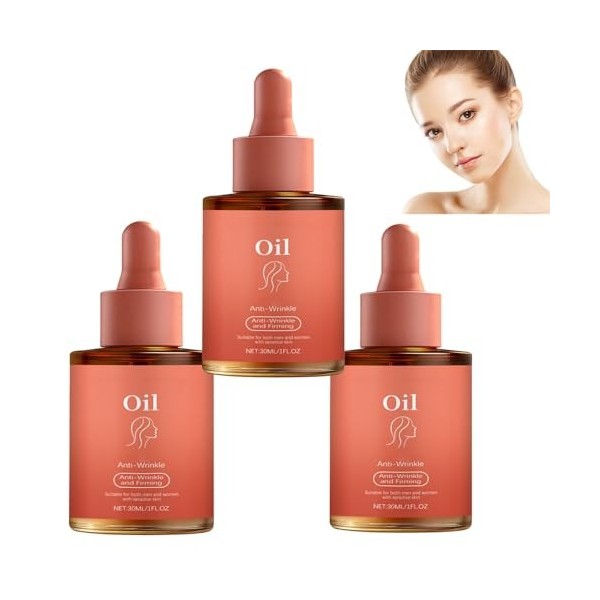 Sérum anti-âge pour le visage - Essence hydratante et raffermissante pour peaux sèches et sensibles - Réduit les pores - Comb...