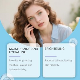 Crème Essence Élastique Peptide Collagène, Lotion Anti-Rides au Collagène, Crème Raffermissante pour le Visage, Effet Liftant...