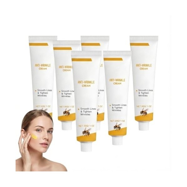 Lot de 2 crèmes anti-rides légères et non grasses pour le corps - Crème hydratante anti-âge - Format voyage - Réduit les ridu...