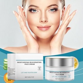 Crème raffermissante pour le visage - 30 g - Crème hydratante pour le visage - Soin nourrissant pour routine quotidienne mati