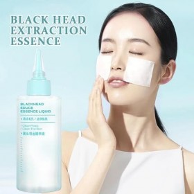 Lotion Nettoyante Pour La Peau Du Nez - Solution Nettoyante Peau Nez Élimination Impuretés - 15cl Avec Pads Coton Non Gras Ra