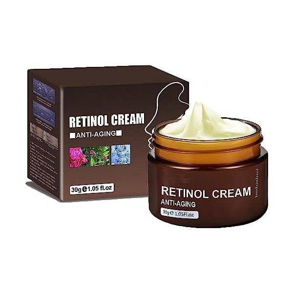 Retinol Anti Aging Wrinkle Removal Skin Firming Cream, Retinol Cream Anti-Aging with Hyaluronic Acid and Vitamin C,Anti-Aging...