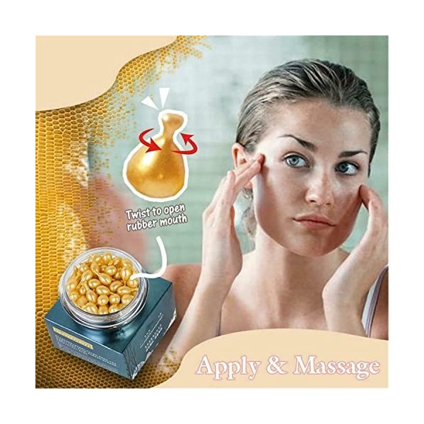 Snake Venom Extract Serum Capsule For Eyes Anti-wrinkle Anti-aging Moisturizing,Intensive Facial Serum Collagen Cream 3box C...