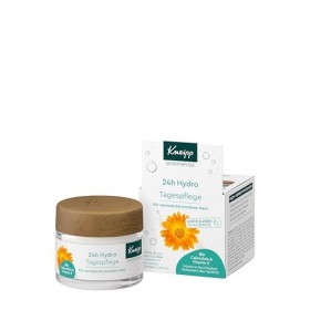 Kneipp 24h Hydro Crème de jour avec calendula bio et vitamine E Pour peaux normales à sèches Végétalien 50 ml