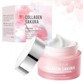 Collagene Sakura Creme Visage,Crème Sakura, Creme Collagene Visage,Soins de la Peau Sakura,CremeCollagene Kreme,Soin VisageSa