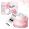 Collagene Sakura Creme Visage,Crème Sakura, Creme Collagene Visage,Soins de la Peau Sakura,CremeCollagene Kreme,Soin VisageSa