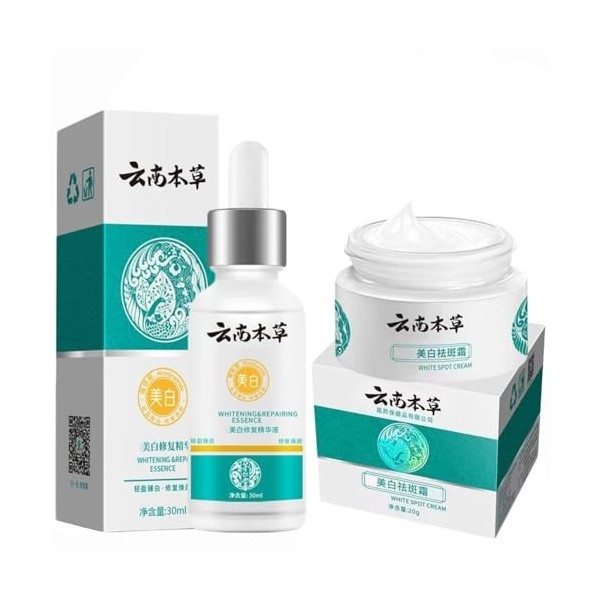 Crème Melasma Japonaise Et Serum Anti Tache Visage,Crème Anti-Taches Blanches Coréenne,Kits De Skin Care Coréenne,Anti Tache 