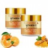 Crème Visage Au Curcuma et à La Vitamine C,Cremes Eclaircissante Hydratante Anti Tache Visage,Crème Hydratante Au Collagène P...