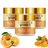 Crème Visage Au Curcuma et à La Vitamine C,Cremes Eclaircissante Hydratante Anti Tache Visage,Crème Hydratante Au Collagène P...