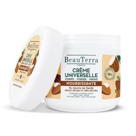 BeauTerra Crème Universelle Nourrissante 400 ml Crème Jour et Nuit