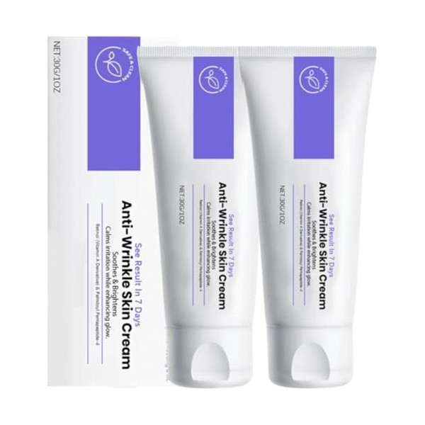 Anti Rides Puissant Immediat, 30ml Creme Lifting Immediat Visage Coréen, Creme Anti Rides Femme, Wrinkle Power Filling Effet ...