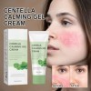 2 Pcs Centella Calming Gel Crème, Crème Hydratante Riche Con de la Centella Asiatica, Day&Night Cream,Soin Hydratant pour le