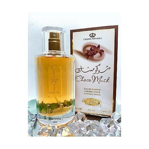 Ayat Perfumes Choco Musk 50 ml Eau de Parfum en Spray Pour Homme et Femme Parfum Arab Fabriqué à Dubai Notes: Musc blanc Choc