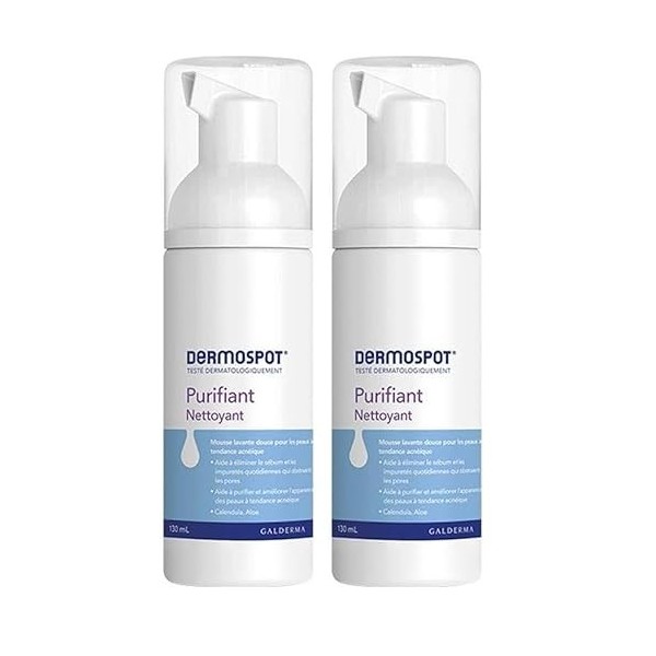 DERMOSPOT Microbiome Lotion Hydratante 50 ml Crème Jour et Nuit