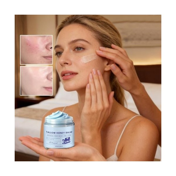 Crème hydratante pour le visage - Hydratant jour et nuit, Gel apaisant pour la peau aux extraits naturels, Routine quotidienn