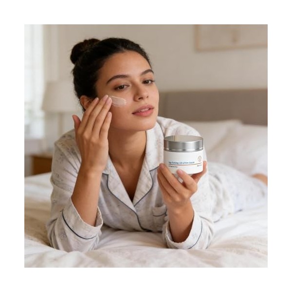 Crème visage femme,Lotion raffermissante, hydratation, éclat, non grasse pour le cou,Crème Hydratante et Nourrissante - Pour ...