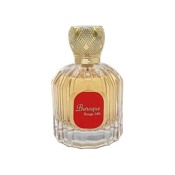 Ayat Perfumes Baroque Rouge 540 Eau de Parfum 100 ml Parfum Dubai en Notes de Jasmin Safran Cèdre Musc Boisé et Ambre Gris
