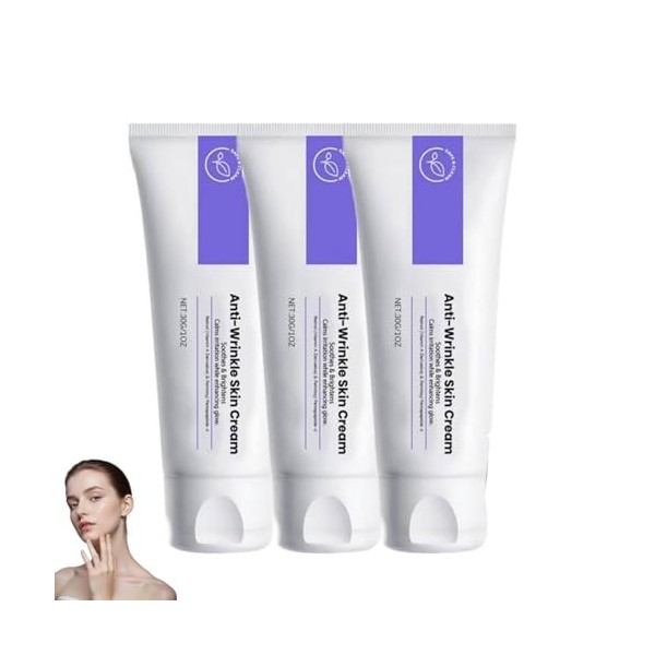 Anti-Rides Puissant Immédiat,Creme Lifting Immediat Visage,élimine Les Rides & Ridules,Effet Lifting Instantané,Combleur De R...